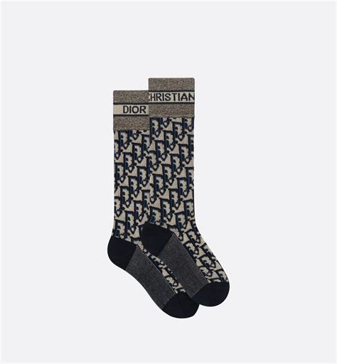 chaussette christian dior|Christian Dior Chaussette Oblique Socks .